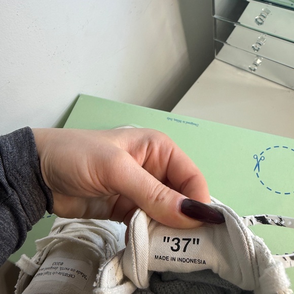 Off White Sneakers LOW VULCANIZED ECO CANVAS WHITE MINT 37EU - Picture 3 of 5